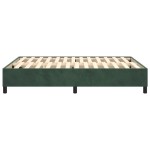 vidaXL Cadru de pat fără saltea, verde închis, 140x200 cm, catifea vidaXL Cadru de pat fără saltea, verde închis, 140x200 cm, catifea