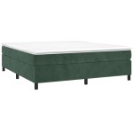 vidaXL Cadru de pat fără saltea, verde închis, 160x200 cm, catifea vidaXL Cadru de pat fără saltea, verde închis, 160x200 cm, catifea