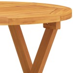 vidaXL Masă de bistro, Ø46x47 cm, lemn masiv de acacia vidaXL Masă de bistro, Ø46x47 cm, lemn masiv de acacia