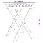 vidaXL Masă de bistro, Ø46x47 cm, lemn masiv de acacia vidaXL Masă de bistro, Ø46x47 cm, lemn masiv de acacia