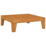 vidaXL Taburet modular, cu pernă gri închis, lemn masiv de acacia vidaXL Taburet modular, cu pernă gri închis, lemn masiv de acacia