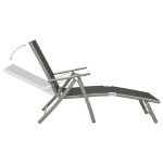 vidaXL Set mobilier de grădină, 3 piese, argintiu, textilenă&aluminiu vidaXL Set mobilier de grădină, 3 piese, argintiu, textilenă&aluminiu