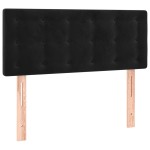 vidaXL Tăblie de pat cu LED, negru, 90x5x78/88 cm, catifea vidaXL Tăblie de pat cu LED, negru, 90x5x78/88 cm, catifea