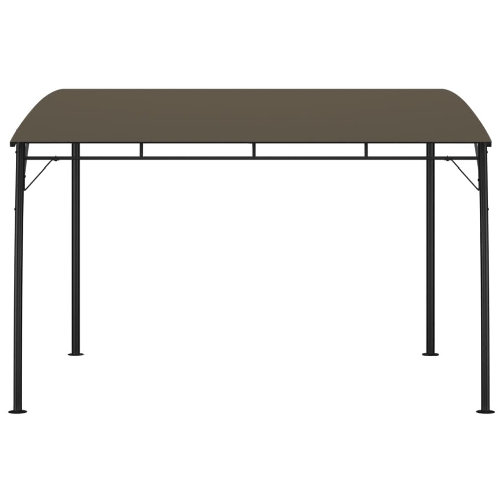 vidaXL Copertină pavilion de grădină, gri taupe, 3 x 3 x 2,55 m