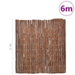 vidaXL Gard din scoarță de copac Maro 100 x 600 cm Cortex vidaXL Gard din scoarță de copac Maro 100 x 600 cm Cortex