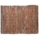 vidaXL Gard din scoarță de copac, 1000 x 70 cm vidaXL Gard din scoarță de copac, 1000 x 70 cm