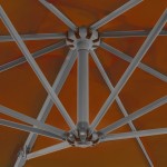 vidaXL Umbrelă în consolă cu stâlp din aluminiu, cărămiziu, 250x250 cm vidaXL Umbrelă în consolă cu stâlp din aluminiu, cărămiziu, 250x250 cm