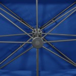 vidaXL Umbrelă în consolă cu înveliș dublu, albastru azuriu 400x300 cm vidaXL Umbrelă în consolă cu înveliș dublu, albastru azuriu 400x300 cm
