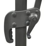 vidaXL Umbrelă în consolă cu înveliș dublu, cărămiziu, 300x300 cm vidaXL Umbrelă în consolă cu înveliș dublu, cărămiziu, 300x300 cm