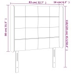 vidaXL Tăblie de pat cu LED, verde închis, 83x16x118/128 cm, catifea vidaXL Tăblie de pat cu LED, verde închis, 83x16x118/128 cm, catifea