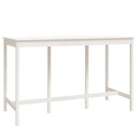 vidaXL Set mobilier de bar, 9 piese, alb, lemn masiv de pin vidaXL Set mobilier de bar, 9 piese, alb, lemn masiv de pin