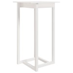 vidaXL Set mobilier de bar, 3 piese, alb, lemn masiv de pin vidaXL Set mobilier de bar, 3 piese, alb, lemn masiv de pin