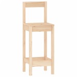 vidaXL Set mobilier de bar, 3 piese, lemn masiv de pin vidaXL Set mobilier de bar, 3 piese, lemn masiv de pin