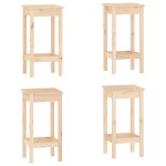 vidaXL Set mobilier de bar, 5 piese, lemn masiv de pin