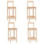 vidaXL Set mobilier de bar, 5 piese, lemn masiv de pin