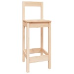 vidaXL Set mobilier de bar, 5 piese, lemn masiv de pin