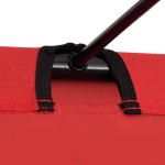 vidaXL Pat de camping, roșu, 180x60x19 cm, țesătură oxford și oțel vidaXL Pat de camping, roșu, 180x60x19 cm, țesătură oxford și oțel