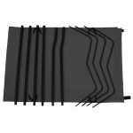 vidaXL Paturi camping 2 buc. negru, 180x60x19 cm țesătură oxford&oțel vidaXL Paturi camping 2 buc. negru, 180x60x19 cm țesătură oxford&oțel