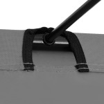 vidaXL Paturi camping, 2 buc., gri, 180x60x19 cm, țesătură oxford&oțel vidaXL Paturi camping, 2 buc., gri, 180x60x19 cm, țesătură oxford&oțel