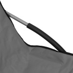 vidaXL Scaune de plajă pliante, 2 buc., gri, material textil vidaXL Scaune de plajă pliante, 2 buc., gri, material textil