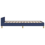 vidaXL Cadru de pat fără saltea țesătură albastră 80x200 cm