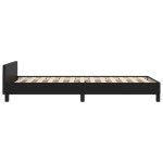 vidaXL Cadru de pat cu tăblie, negru, 80x200 cm, piele ecologică vidaXL Cadru de pat cu tăblie, negru, 80x200 cm, piele ecologică