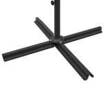 vidaXL Umbrelă de soare dublă, stâlp din oțel, verde, 600 cm