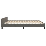 vidaXL Cadru de pat cu tăblie, gri închis, 180x200 cm, catifea vidaXL Cadru de pat cu tăblie, gri închis, 180x200 cm, catifea