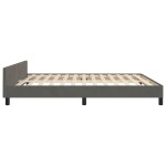 vidaXL Cadru de pat cu tăblie, gri închis, 180x200 cm, catifea vidaXL Cadru de pat cu tăblie, gri închis, 180x200 cm, catifea