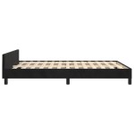 vidaXL Cadru de pat fără saltea, negru, 140x190 cm, catifea vidaXL Cadru de pat fără saltea, negru, 140x190 cm, catifea