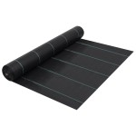 vidaXL Membrană antiburuieni & antirădăcini, negru, 1x50 m, PP vidaXL Membrană antiburuieni & antirădăcini, negru, 1x50 m, PP