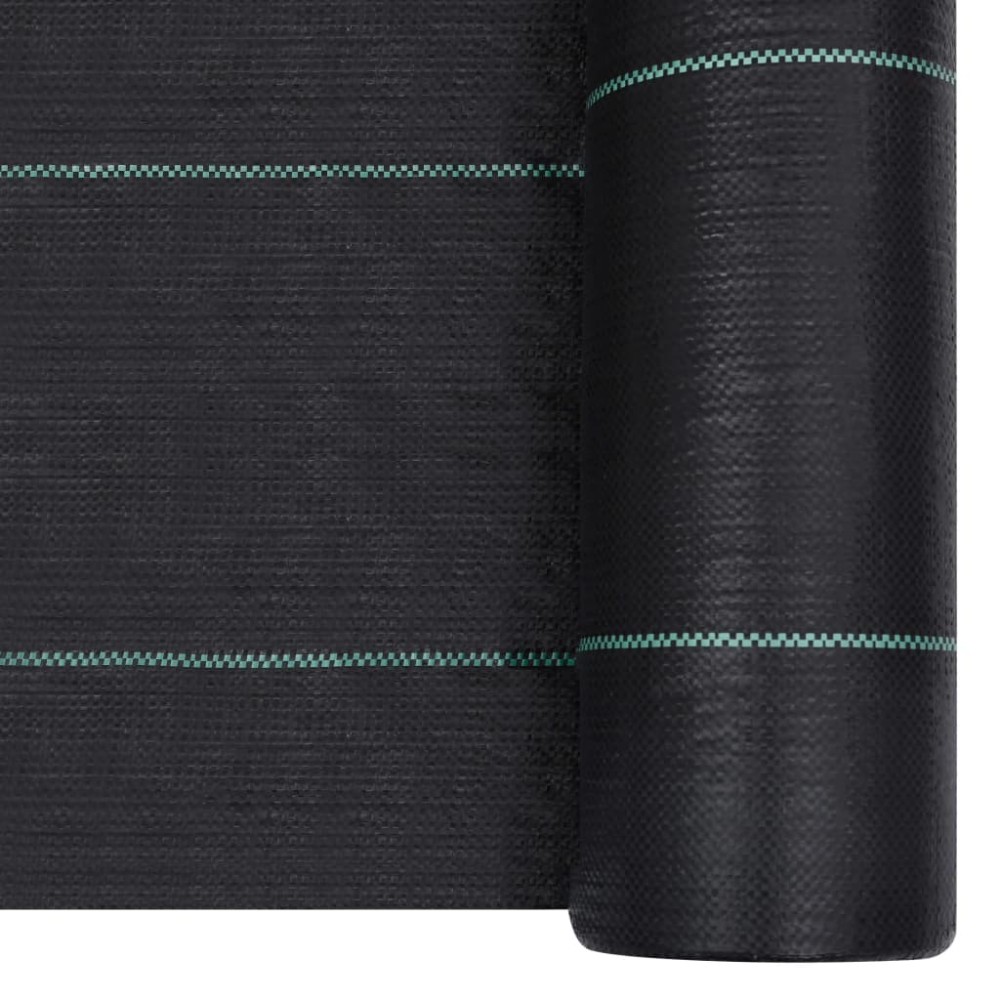 vidaXL Membrană antiburuieni & antirădăcini, negru, 1x200 m, PP