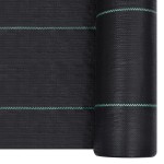 vidaXL Membrană antiburuieni & antirădăcini, negru, 1x200 m, PP vidaXL Membrană antiburuieni & antirădăcini, negru, 1x200 m, PP