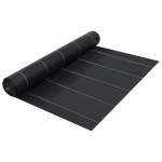 vidaXL Membrană antiburuieni & antirădăcini, negru, 2x5 m, PP vidaXL Membrană antiburuieni & antirădăcini, negru, 2x5 m, PP