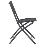 vidaXL Scaune pliante de exterior, 2 buc., oțel și textilenă vidaXL Scaune pliante de exterior, 2 buc., oțel și textilenă