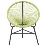 vidaXL Scaun Acapulco de grădină, verde, poliratan vidaXL Scaun Acapulco de grădină, verde, poliratan