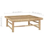 vidaXL Set mobilier de grădină, 2 piese, perne gri închis, bambus vidaXL Set mobilier de grădină, 2 piese, perne gri închis, bambus