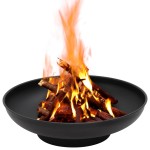 vidaXL Vatră de foc, 57 cm, oțel vidaXL Vatră de foc, 57 cm, oțel