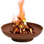 vidaXL Vatră de foc, 57 cm, oțel vidaXL Vatră de foc, 57 cm, oțel