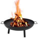vidaXL Vatră de foc, 67,5x58x22,5 cm, oțel vidaXL Vatră de foc, 67,5x58x22,5 cm, oțel