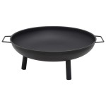 vidaXL Vatră de foc, 67,5x58x22,5 cm, oțel vidaXL Vatră de foc, 67,5x58x22,5 cm, oțel