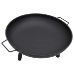 vidaXL Vatră de foc, 67,5x58x22,5 cm, oțel vidaXL Vatră de foc, 67,5x58x22,5 cm, oțel