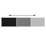 vidaXL Copertină laterală retractabilă de terasă, negru, 140 x 600 cm vidaXL Copertină laterală retractabilă de terasă, negru, 140 x 600 cm