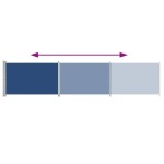 vidaXL Copertină laterală retractabilă de terasă, albastru, 140x600 cm vidaXL Copertină laterală retractabilă de terasă, albastru, 140x600 cm