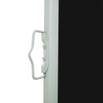 vidaXL Copertină laterală retractabilă de terasă, negru, 600 x 160 cm vidaXL Copertină laterală retractabilă de terasă, negru, 600 x 160 cm