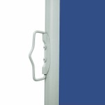 vidaXL Copertină laterală retractabilă de terasă, albastru, 600x160 cm vidaXL Copertină laterală retractabilă de terasă, albastru, 600x160 cm