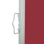 vidaXL Copertină laterală retractabilă de terasă, roșu, 600 x 160 cm vidaXL Copertină laterală retractabilă de terasă, roșu, 600 x 160 cm