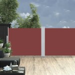 vidaXL Copertină laterală retractabilă de terasă, maro, 140 x 1200 cm vidaXL Copertină laterală retractabilă de terasă, maro, 140 x 1200 cm