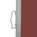 vidaXL Copertină laterală retractabilă de terasă, maro, 140 x 1200 cm vidaXL Copertină laterală retractabilă de terasă, maro, 140 x 1200 cm
