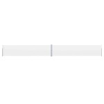 vidaXL Copertină laterală retractabilă de terasă, crem, 170 x 1200 cm vidaXL Copertină laterală retractabilă de terasă, crem, 170 x 1200 cm